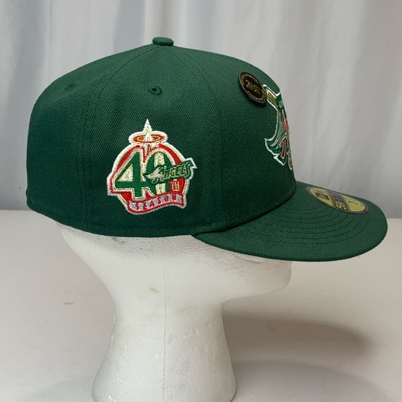 New Era Anaheim Angels 40th Season 59Fifty Fitted Hat W/ Hat Club Exclusive Pin - Picture 5 of 11